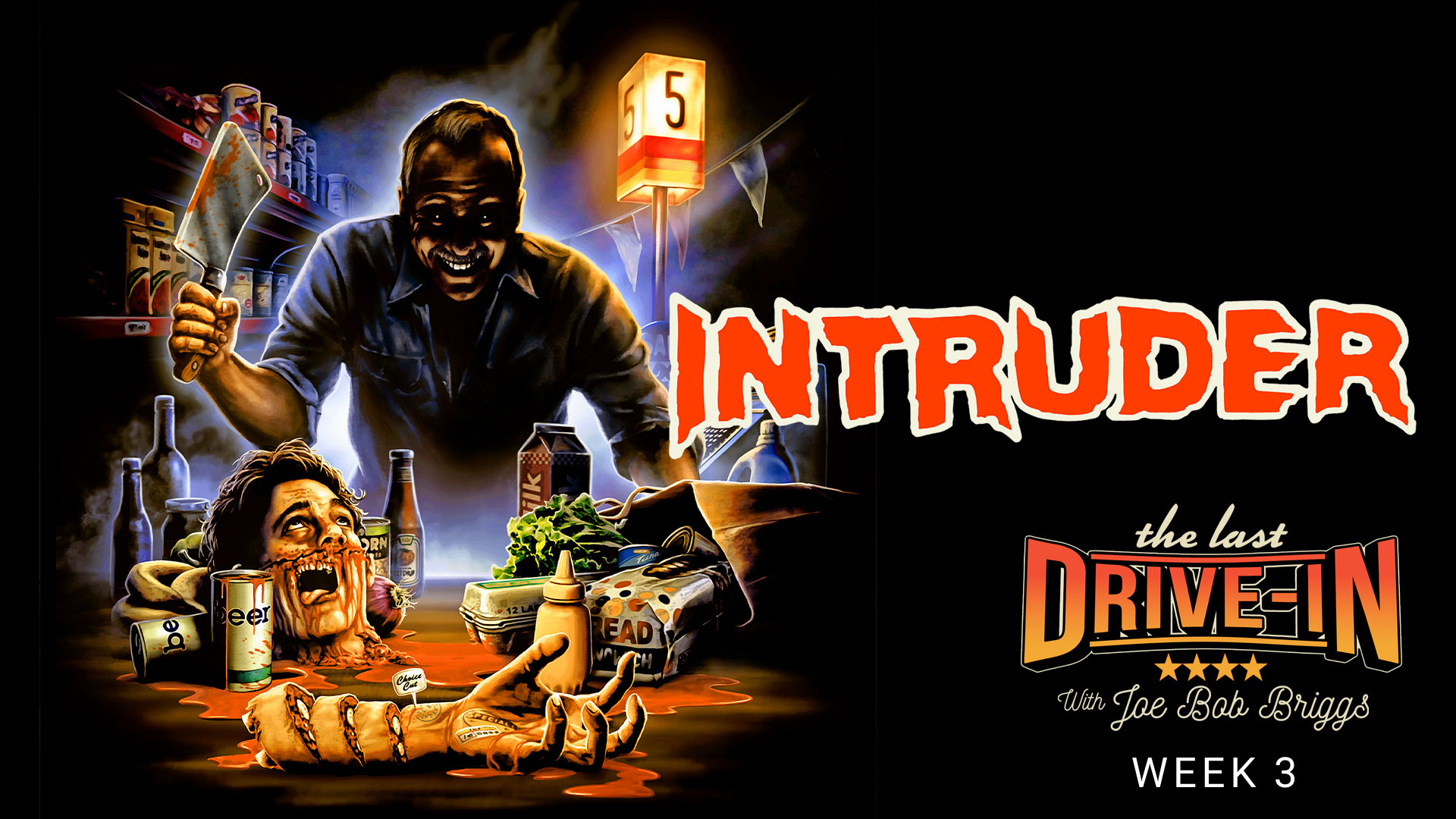 Intruder (1989), Overnight workers at a store are pursued by a deadly maniac., TV-MA, Season 7, Episode 3
