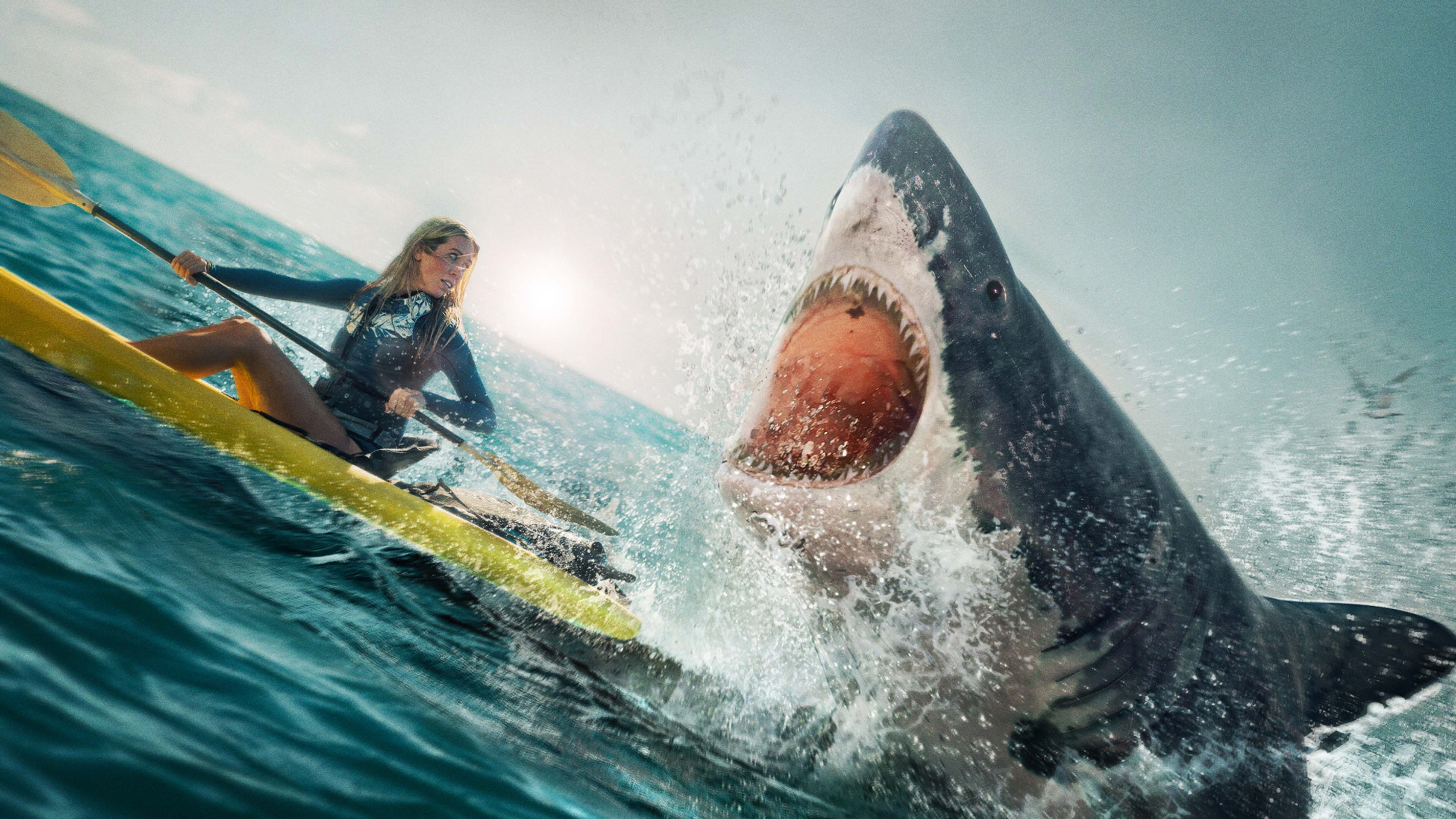 The Reef: Stalked Trailer, Two friends, Nic and Annie, travel to a remote island for a kayaking and diving adventure. Hours into their expedition, the women encounter a Great White shark and must fight to survive. 