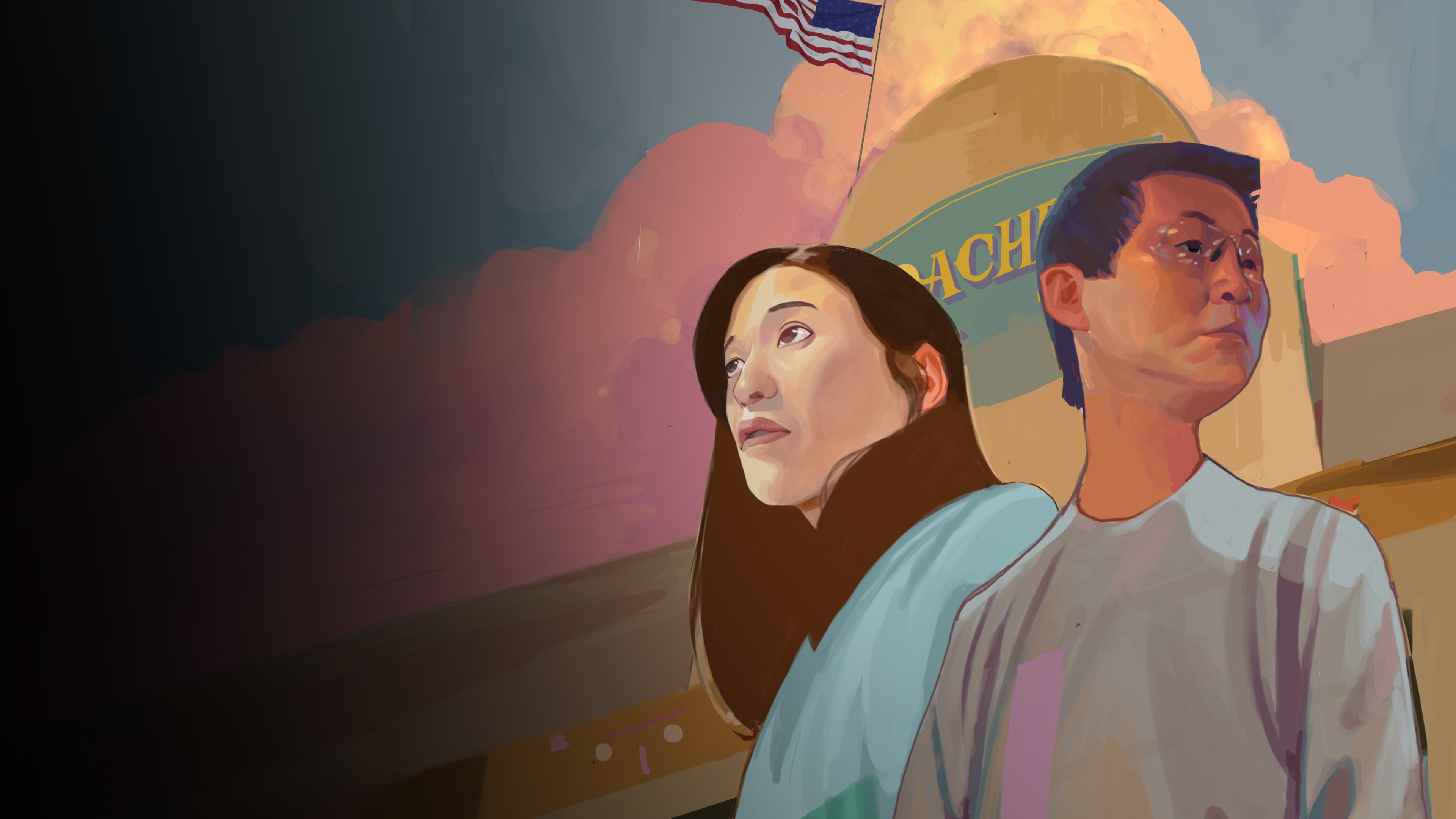 Bad Axe Trailer,  A real-time portrait of 2020 unfolds as an Asian-American family in Trump's rural America fights to keep their restaurant and American dream alive.