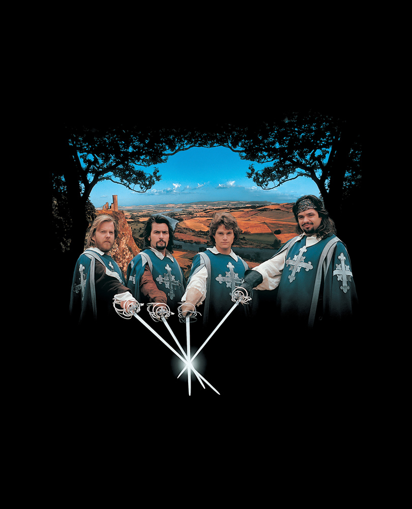 The Three Musketeers, The Three Musketeers battle enormous odds in their attempt to defeat an evil royal advisor and a seductive envoy plotting to overthrow France's crown., TV-PG, Action & Adventure, 1993, 1 hour 44 minutes