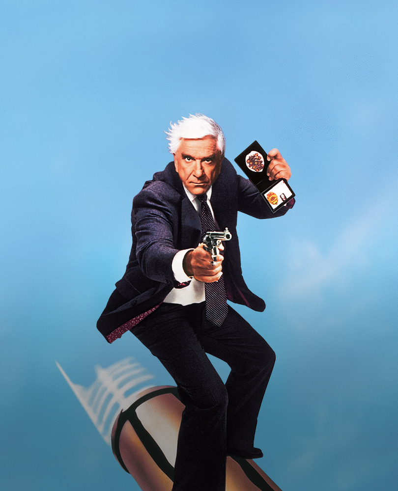 The Naked Gun: From the Files of Police Squad!, Leslie Nielsen stars as Police Squad's own granite-jawed, rock-brained cop Frank Drebin, who bumbles across a mind-control scheme to assassinate Queen Elizabeth., TV-14, Comedy, 1988, 1 hour 23 minutes