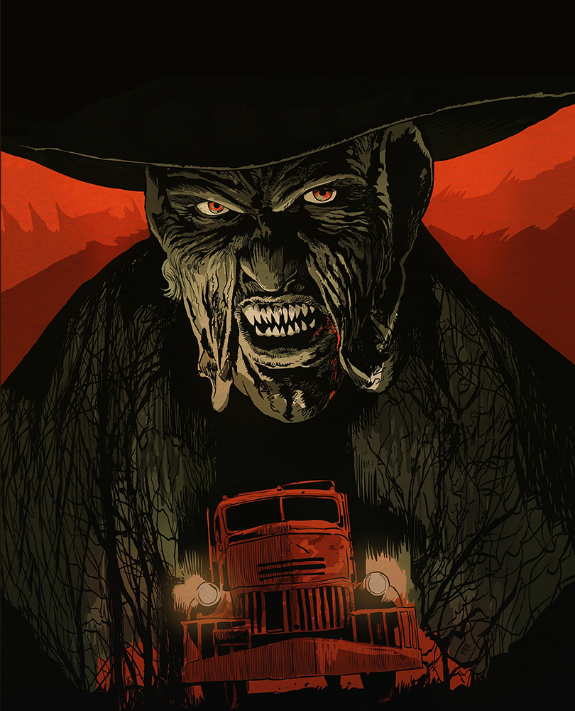 Jeepers Creepers, Siblings driving home through isolated countryside for spring break encounter a flesh-eating creature in the midst of its ritualistic eating spree., TV-MA, Horror, 2001, 1 hour 26 minutes