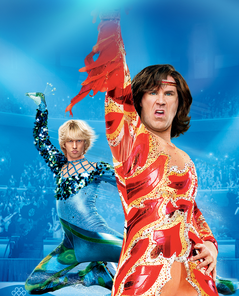 Blades of Glory, Several years after being banned from men's singles competition, two rival skaters (Will Ferrell, Jon Heder) beat the system thanks to a loophole that allows them skate again - as a pair!, TV-14, Comedy, 2007, 1 hour 34 minutes