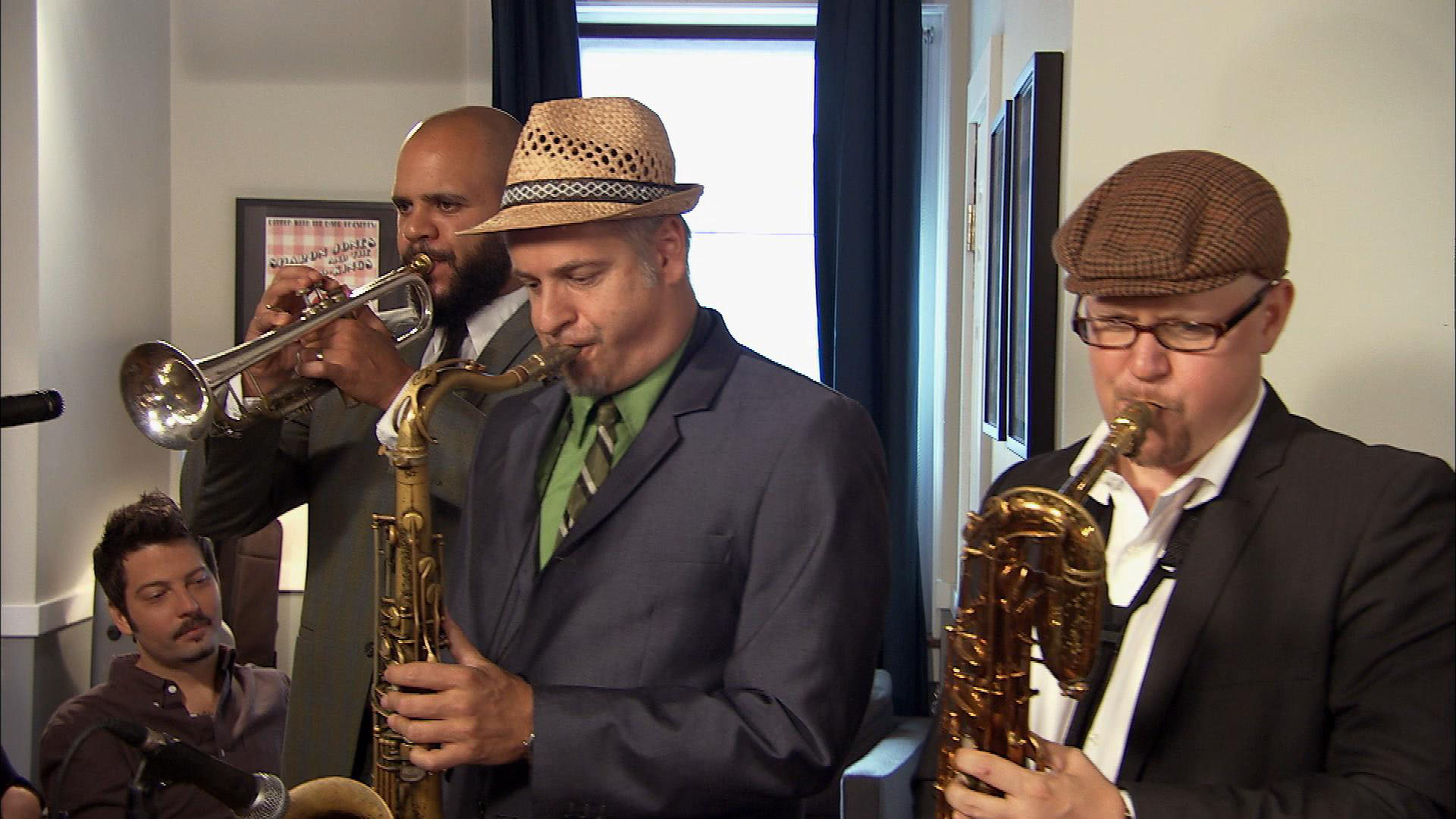 Sharon Jones & The Dap Kings, Master chef Sam Mason cooks while live bands play., TV-PG, Season 1, Episode 1