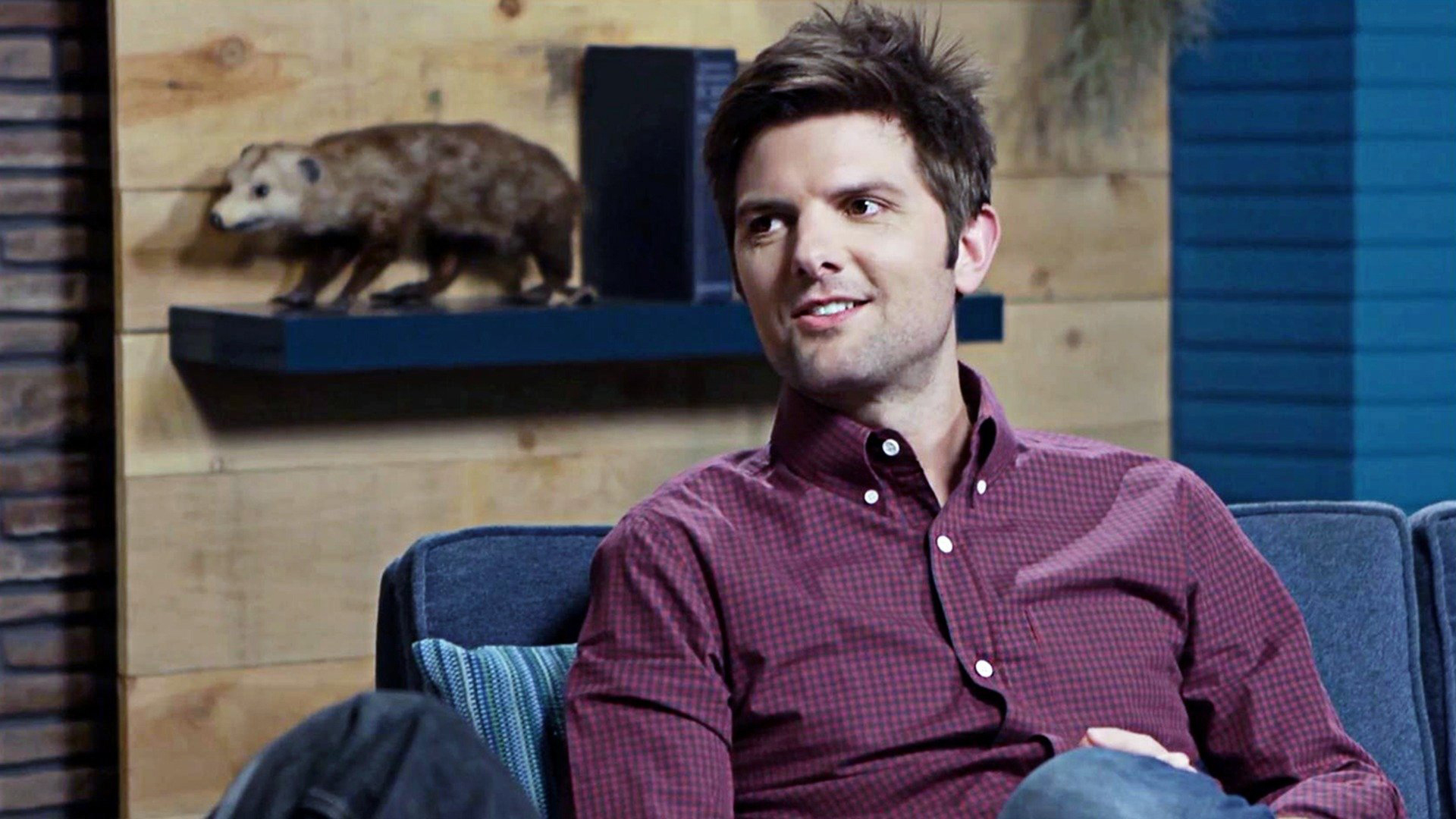 Adam Scott Wears a Red Oxford Shirt & Jeans, Adam Scott and Scott Aukerman Comedy, TV-MA, Season 1, Episode 9