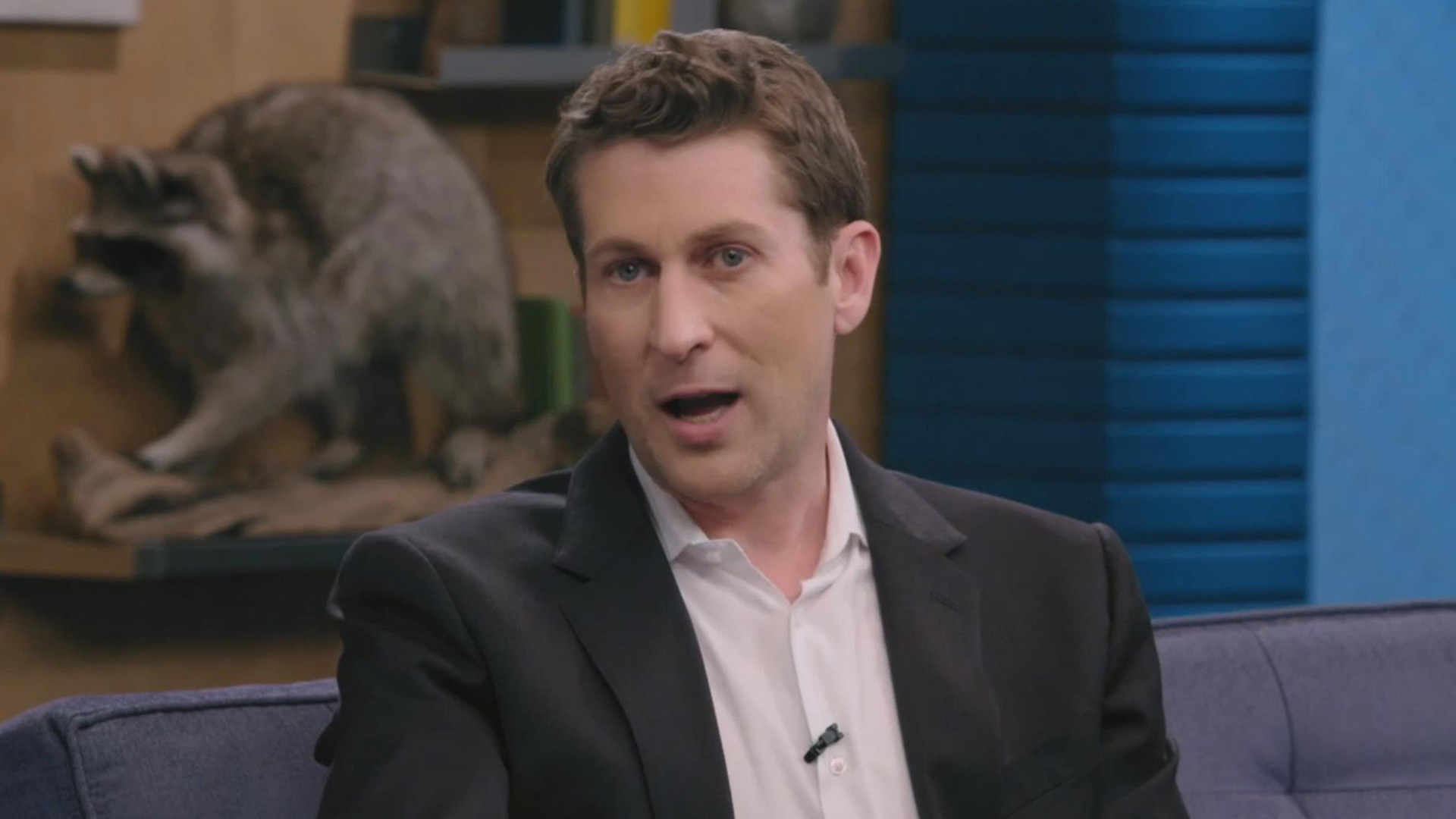 Scott Aukerman Wears a Tailored Black Suit, Jason Mantzoukas guest stars on CB!B!, TV-14, Season 5, Episode 13