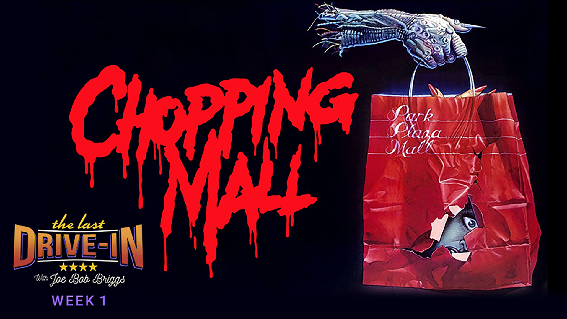 Week 1: Chopping Mall, In this slasher favorite, eight teenagers are trapped in a high tech shopping mall, pursued by killbots., TV-MA, Season 1028422, Episode 1