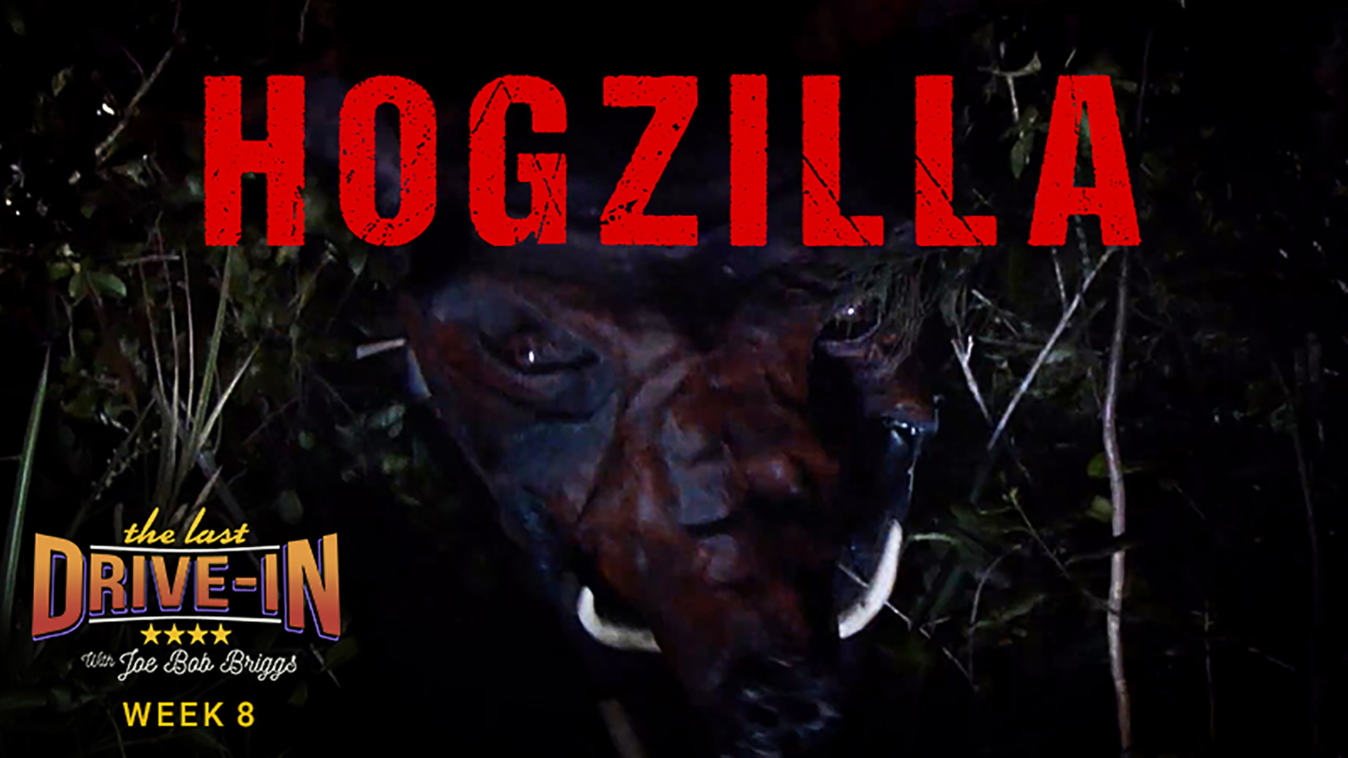 Week 8: Hogzilla, A news crew in search of a monstrous hog find more than they can handle in a Florida swamp., TV-MA, Season 1028422, Episode 16