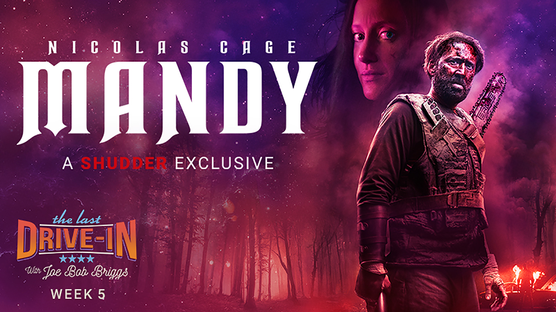 Week 5: Mandy, When a nightmarish cult attack Red and Mandy, the shocking assault leads to a spiraling, surreal, bloody rampage of all out, mind-altering vengeance., TV-MA, Season 1028423, Episode 9