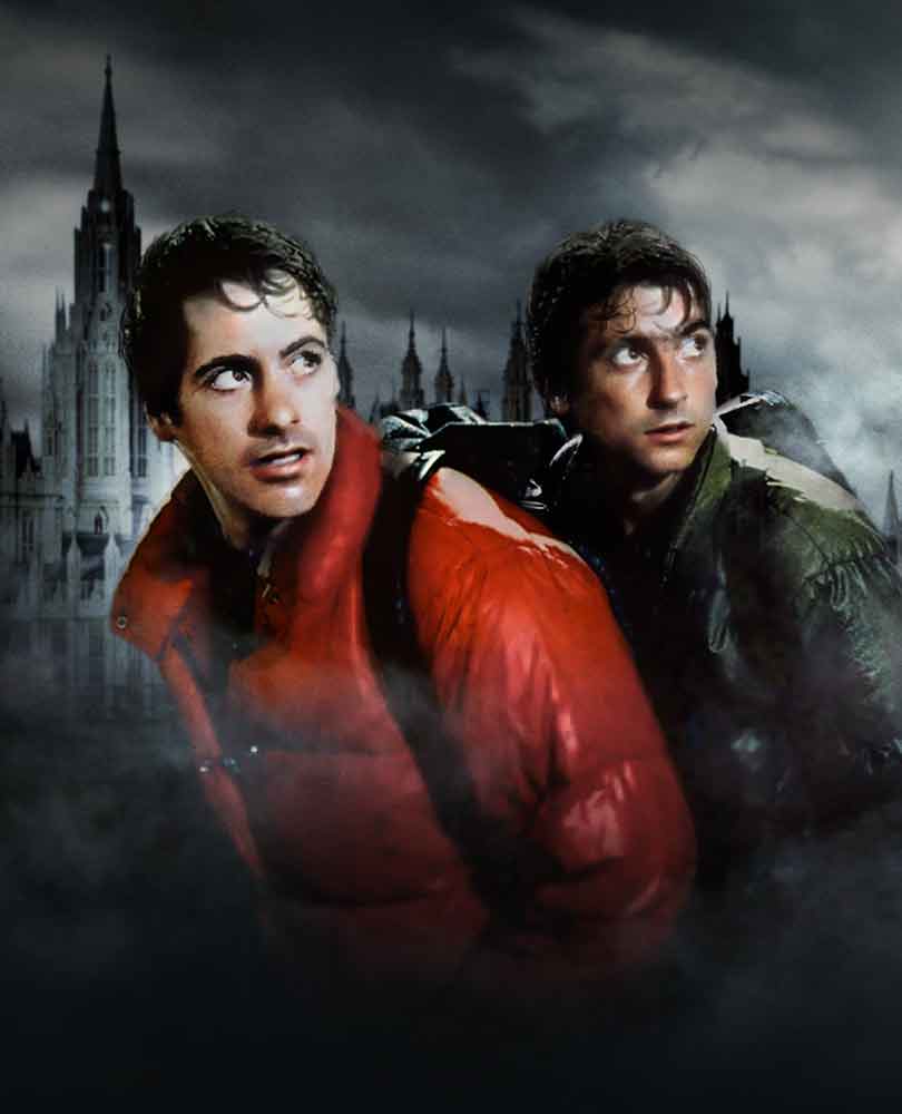 An American Werewolf in London, Jack and David arrive in England for a walking tour. One night, a beast attacks them, killing Jack. Weeks later Jack returns to warn David that a werewolf was their assailant., TV-MA, Thriller, 1981, 1 hour 38 minutes