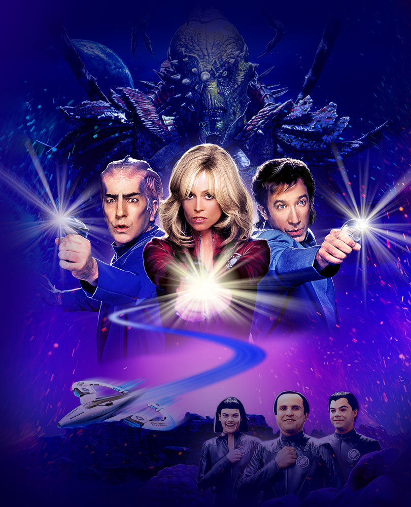 Galaxy Quest, Aliens mistake a '70s sci-fi show "Galaxy Quest" as historical documents and abduct the cast in hopes they will help them win an intergalactic conflict. , TV-PG, Action & Adventure, 1999, 1 hour 43 minutes