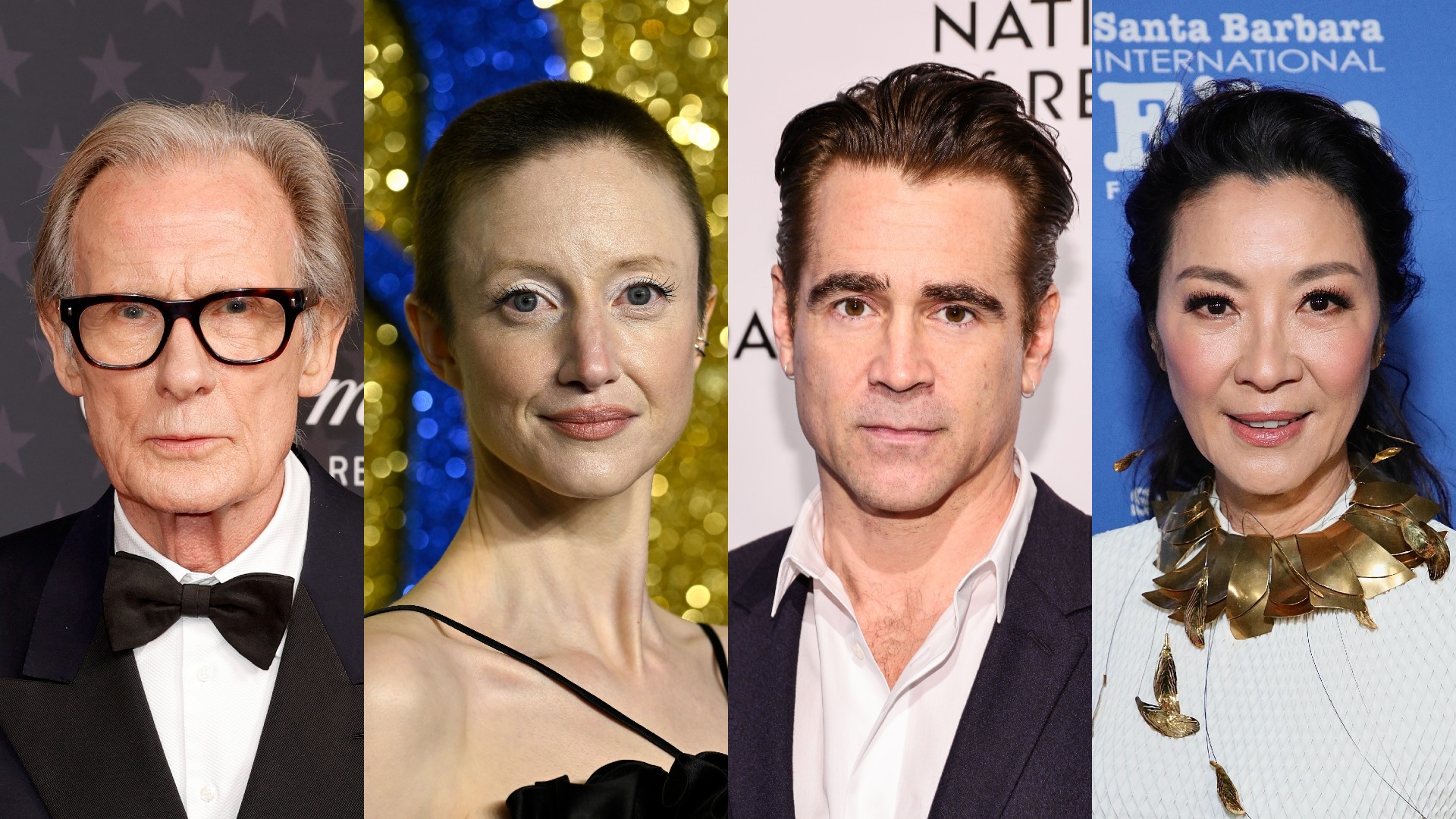 Bill Nighy, Andrea Riseborough, Colin Farrell, and Michelle Yeoh Score Oscar Nominations