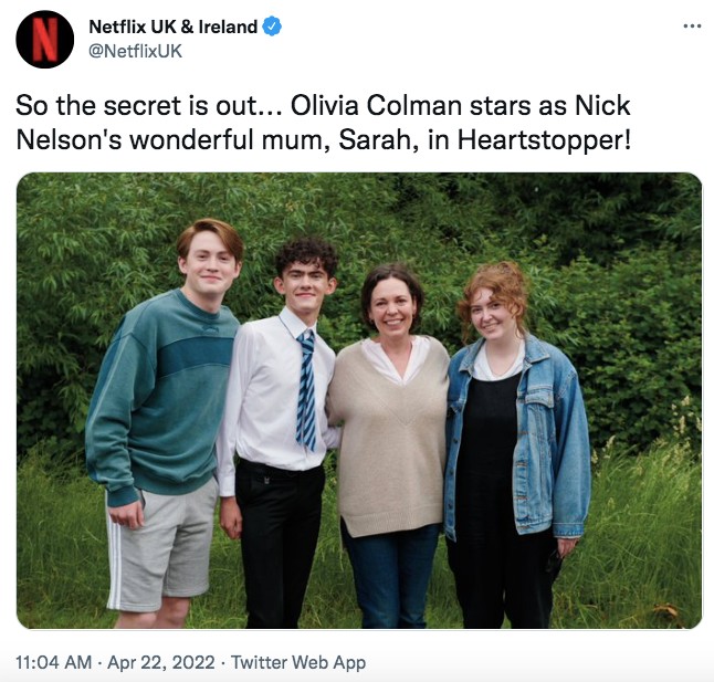 Netflix UK tweet