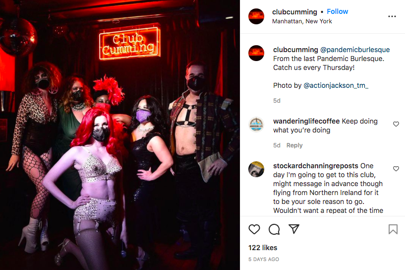 Club Cumming on Instagram