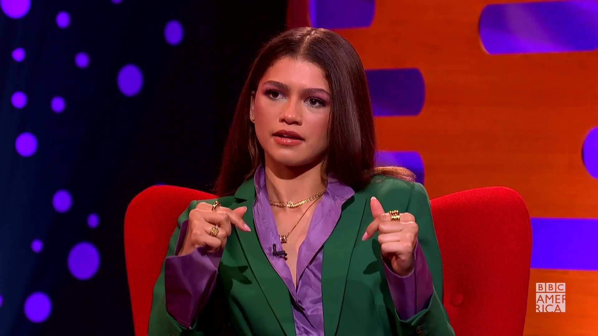 Watch Zendaya Likes to Knit during Tom Holland’s Spider-Man Fight Scenes | The Graham Norton Show Video Extras