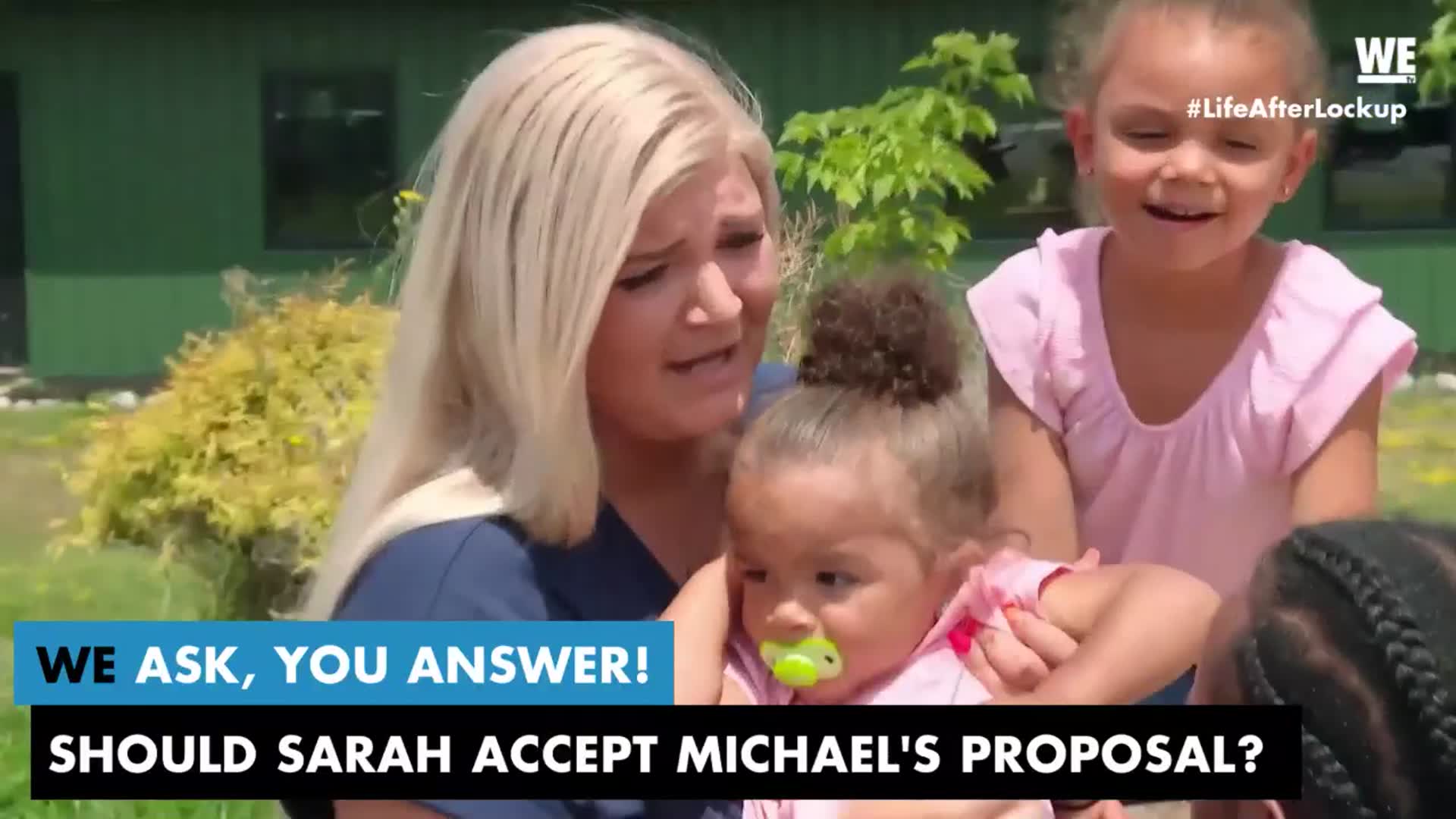 WE Ask, You Answer: Should Sarah Accept Michael's Proposal?