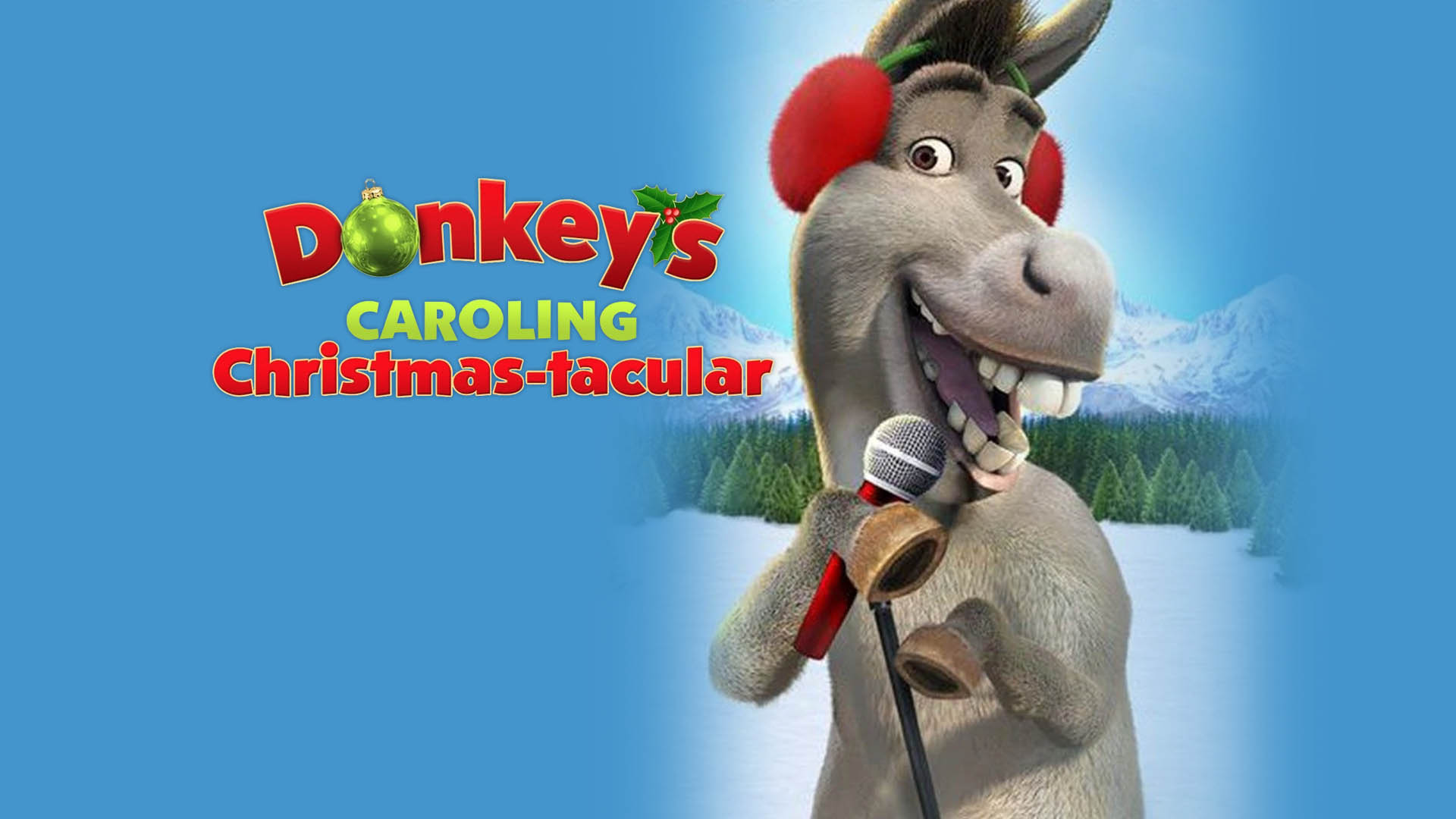 Donkey's Caroling Christmas-Tacular