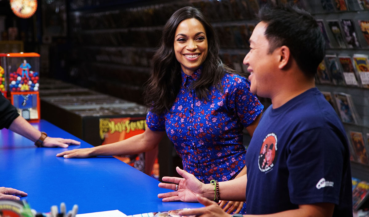 Rosario Dawson Stops By the Stash for an Ode to Clerks