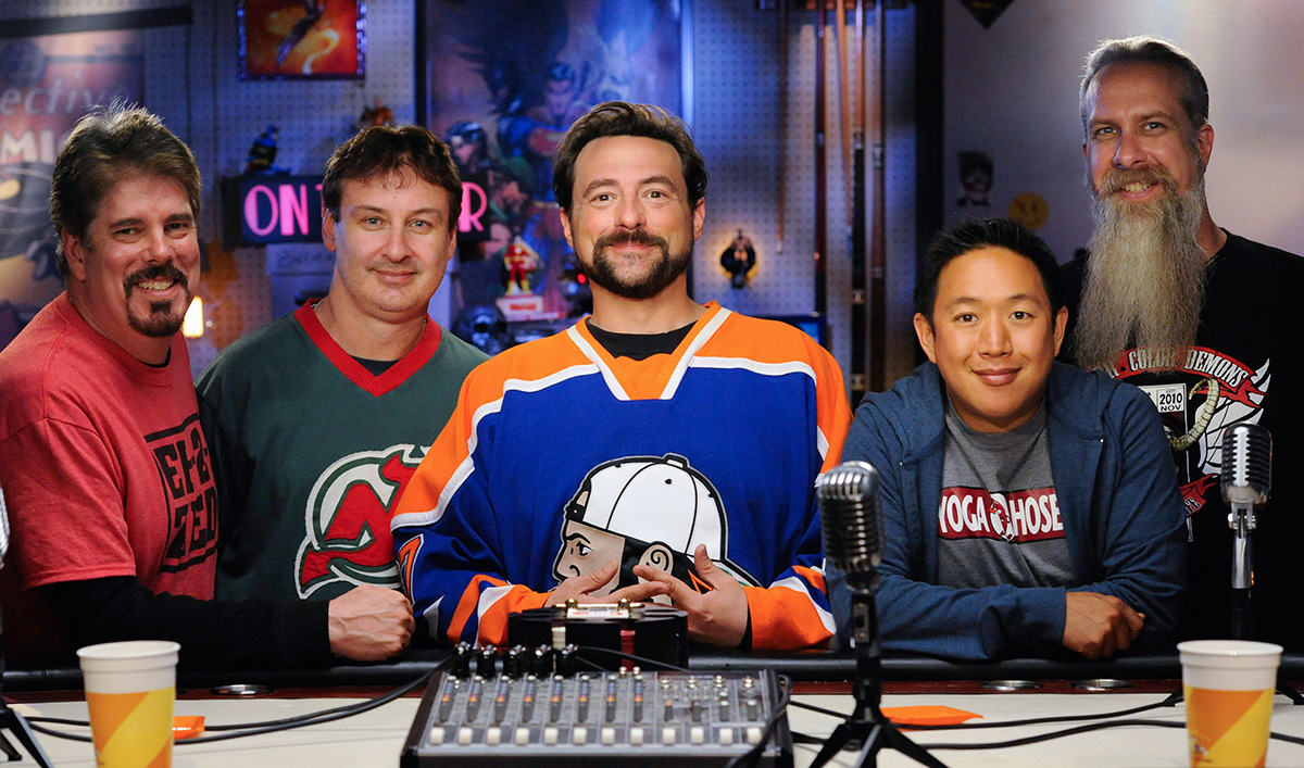 Kevin Smith, Walt Flanagan and Bryan Johnson Celebrate 300th Episode of Podcast Tell 'Em Steve-Dave