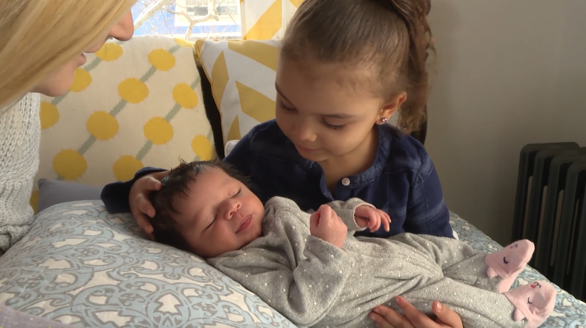 Aviahna Loves Her Baby Sister!