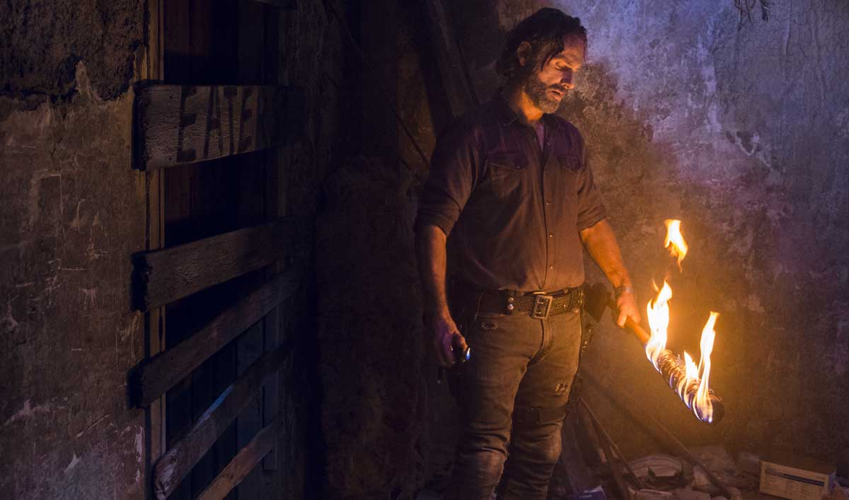 Go Behind the Scenes of the Negan-Rick Showdown in The Walking Dead Episode 12